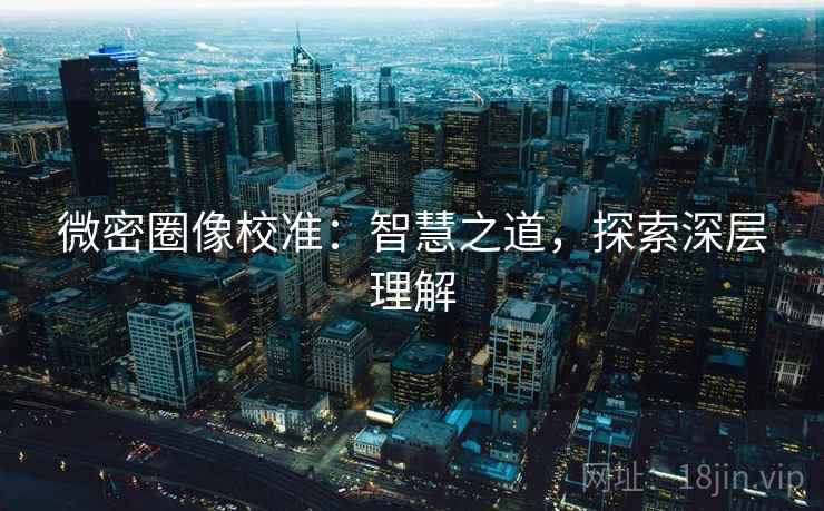 微密圈像校准：智慧之道，探索深层理解